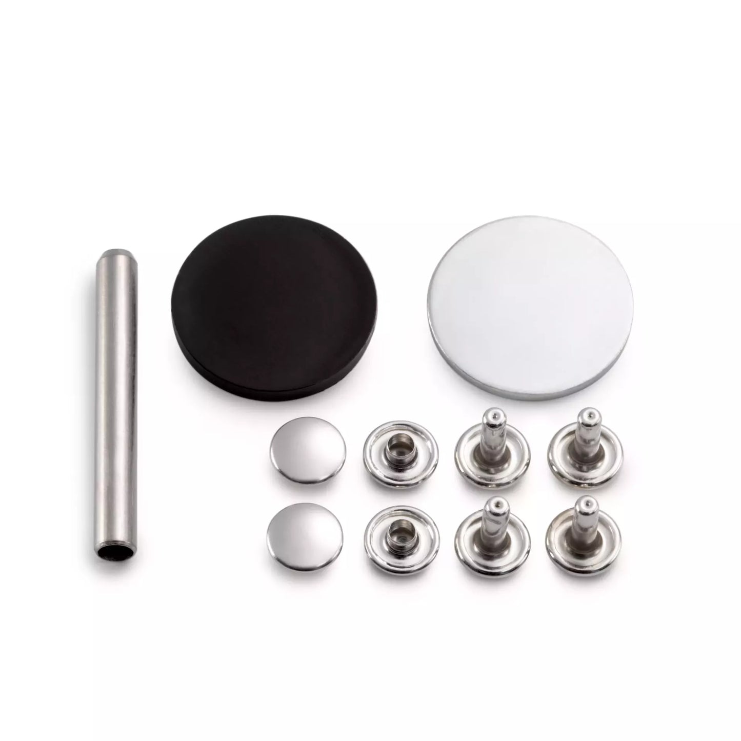 Prym Lädernitar Silver Ø 9 mm