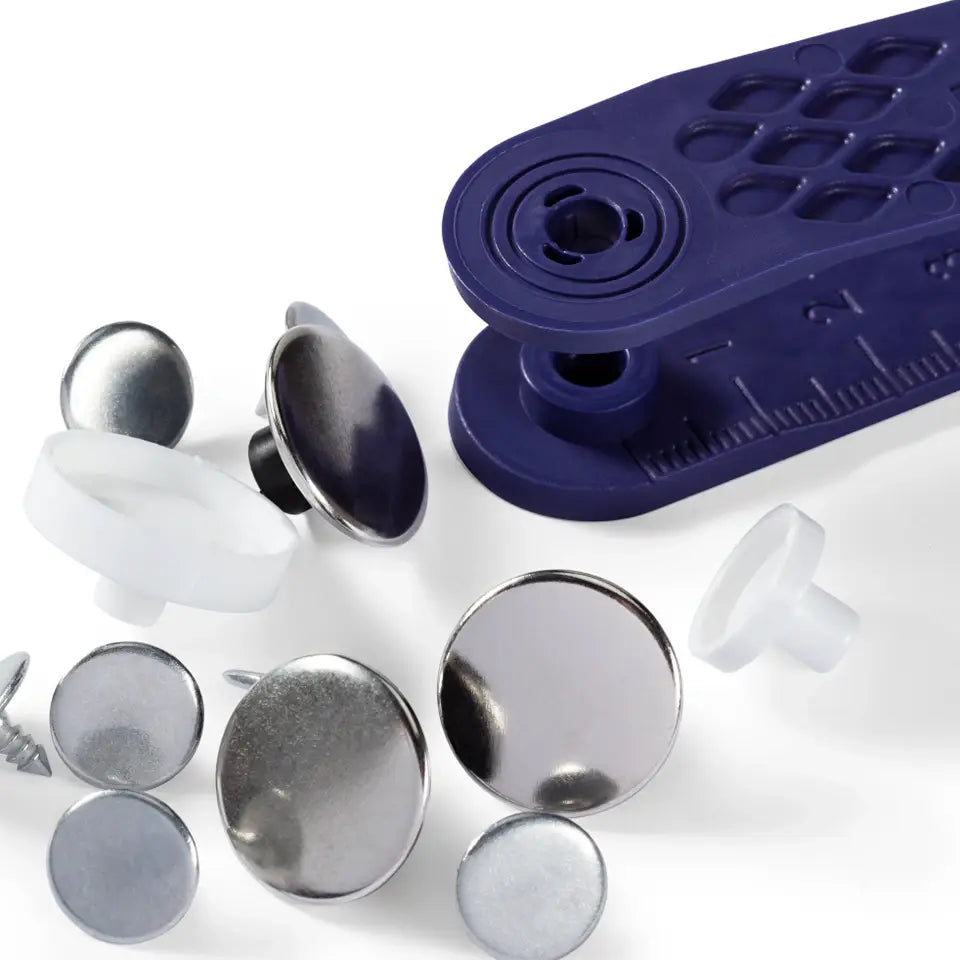 Jeansknappar 17mm Silver Prym