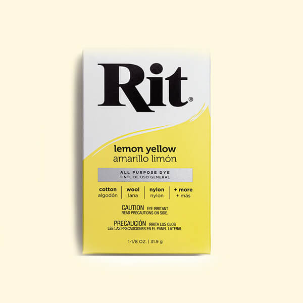 Rit All Purpose Powdered Dye - Lemon Yellow