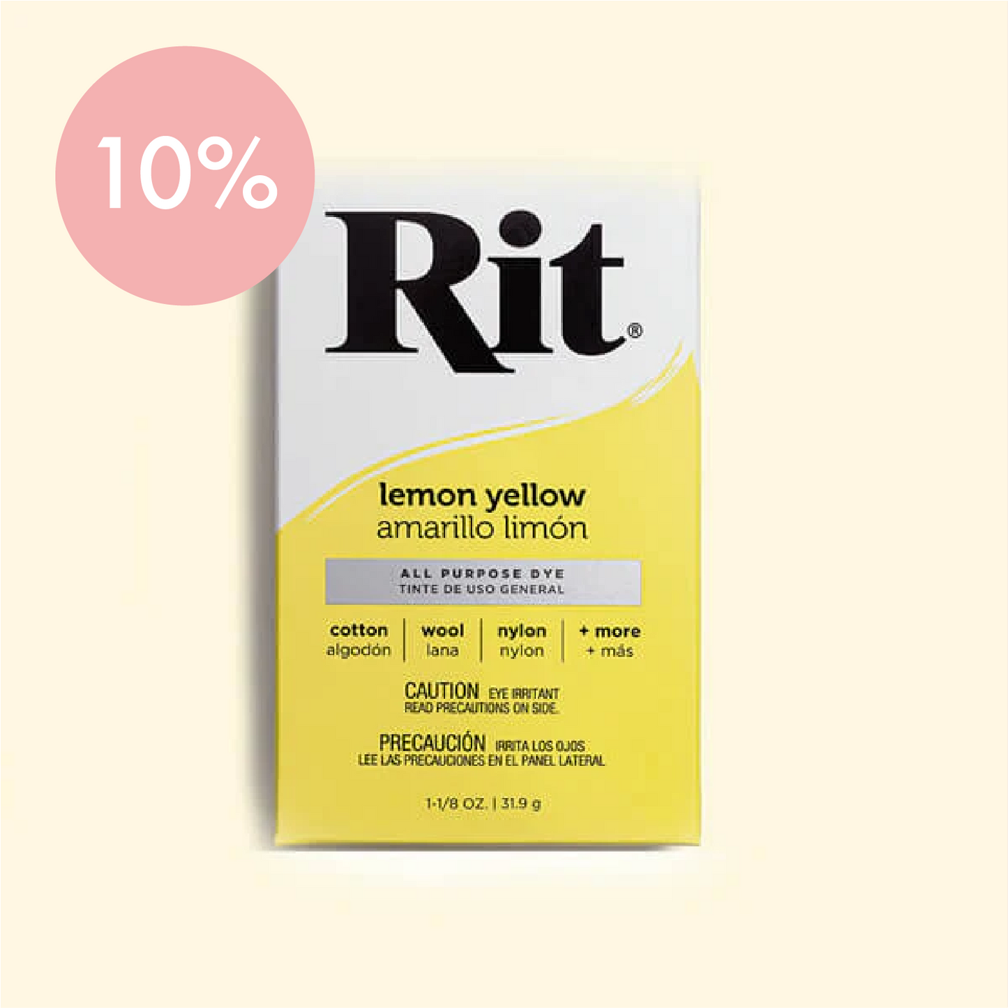 Rit All Purpose Powdered Dye - Lemon Yellow