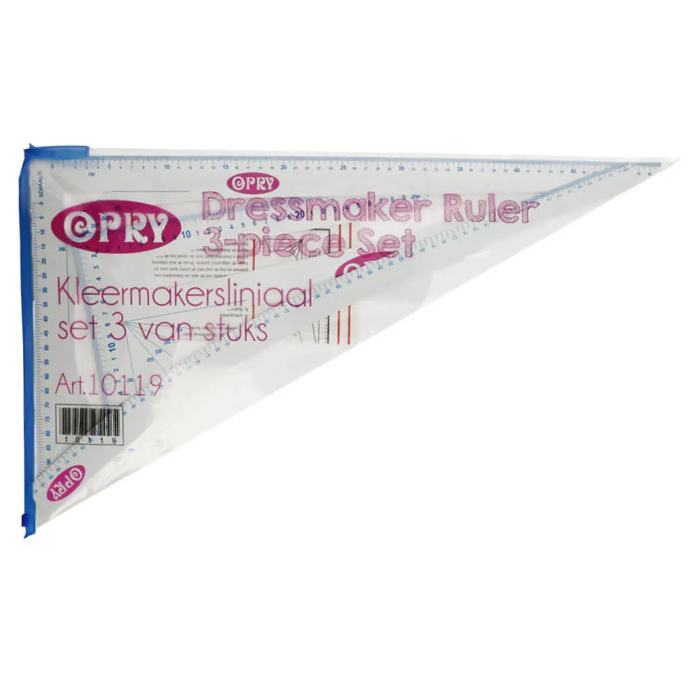 Skräddarlinjal 3-pack