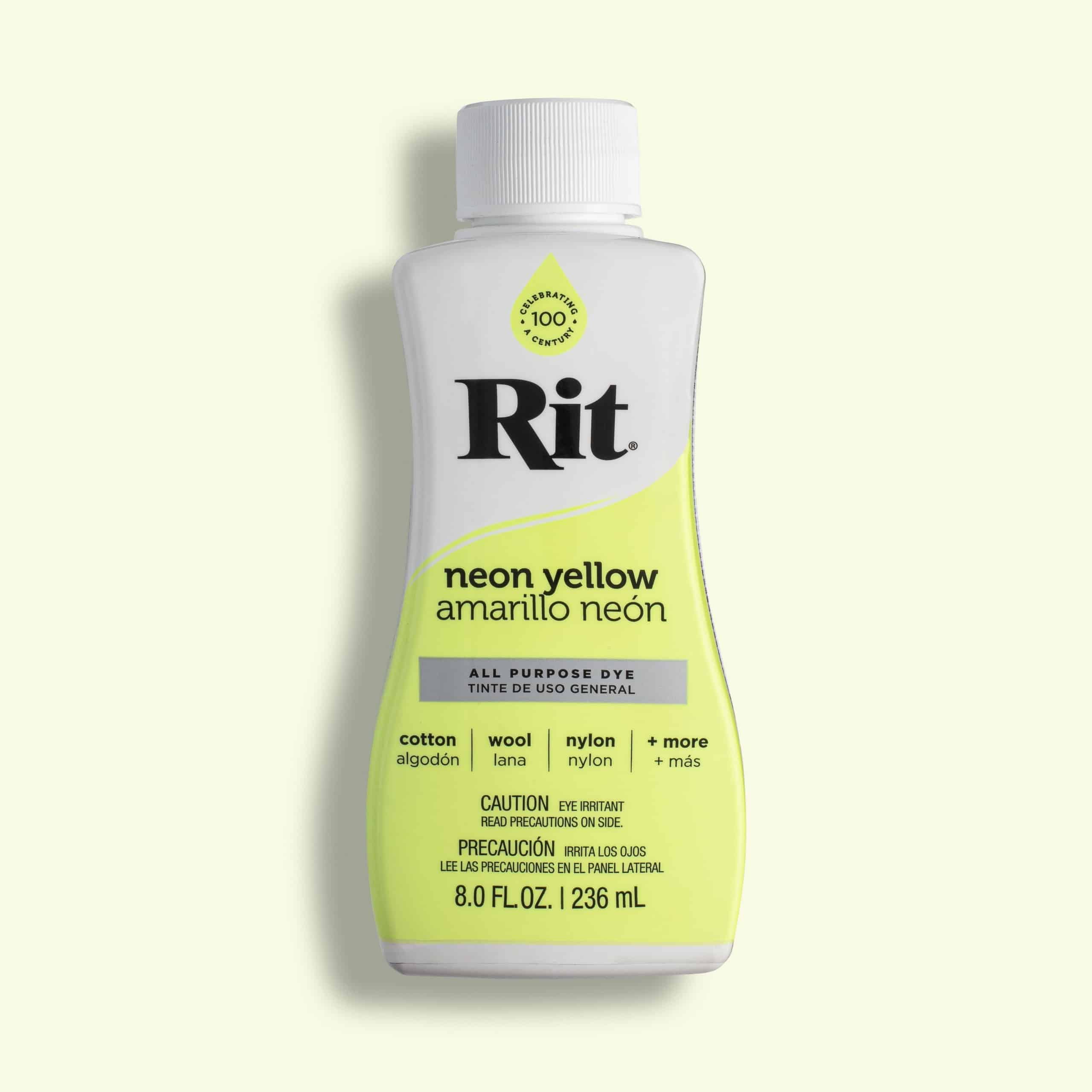 Rit All Purpose Liquid Dye - Neon Yellow