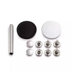 Lädernitar Silver Ø 9 mm Prym