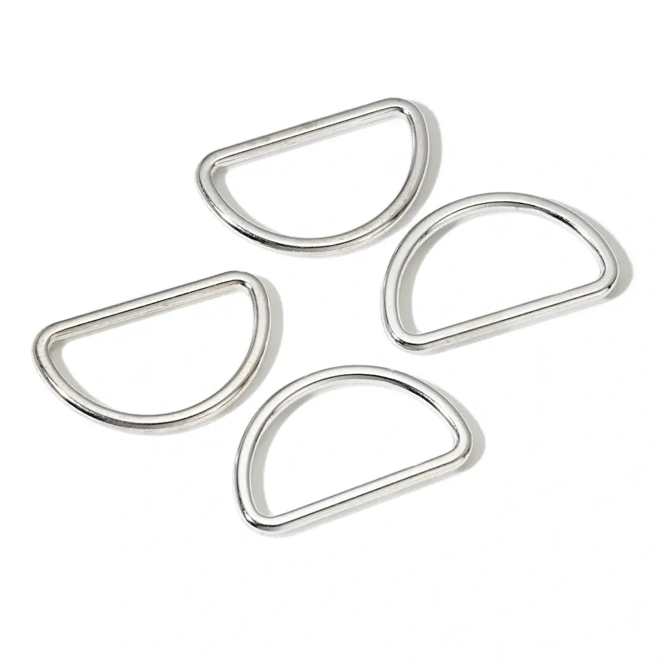 D-ring 30 mm silver 4 st Prym