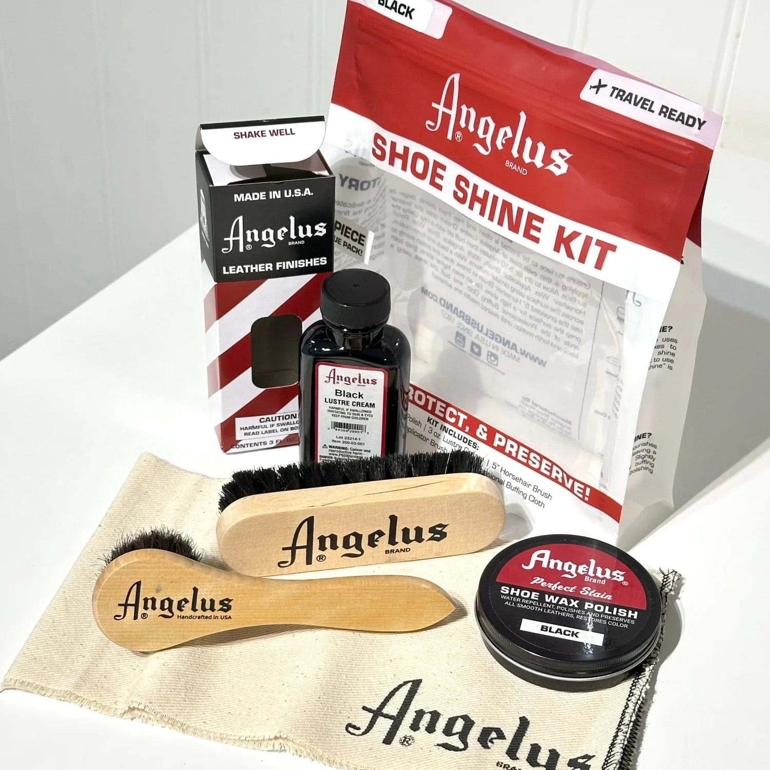 Skovårdskit Angelus Shoe Shine Kit