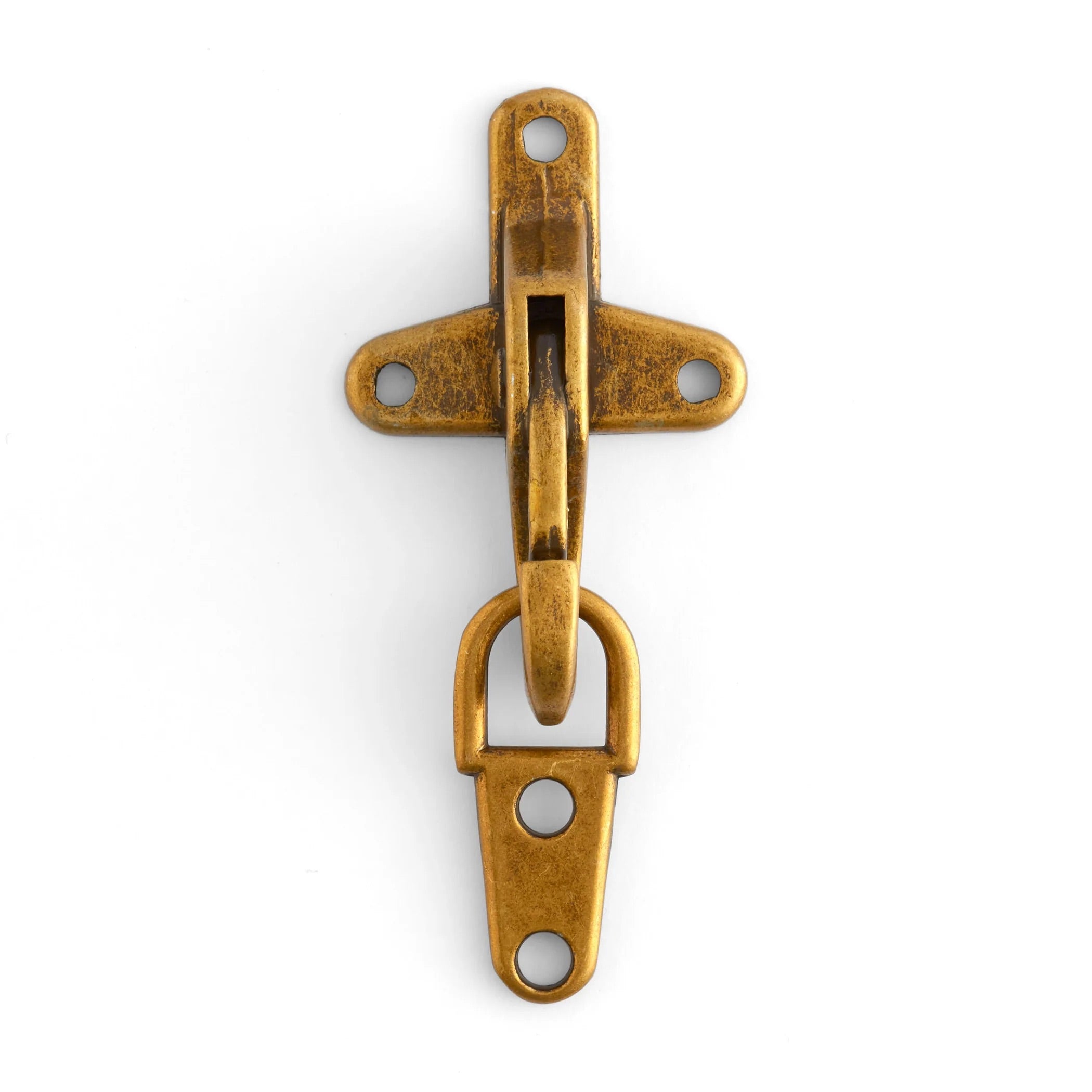 Fireman Clasp Antique Brass