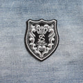Patch Klubbmärke silver