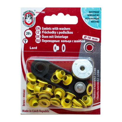 Öljetter 10mm Gul Koh-I-Noor
