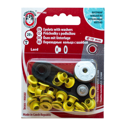 Öljetter 10mm Gul Koh-I-Noor