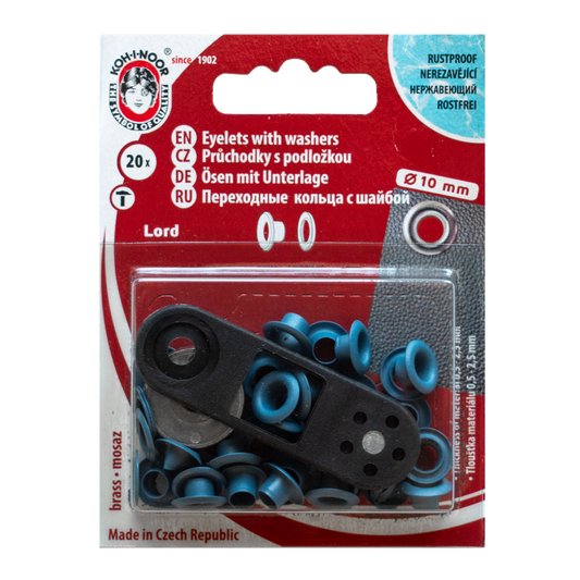 Öljetter 10mm Blå Koh-I-Noor