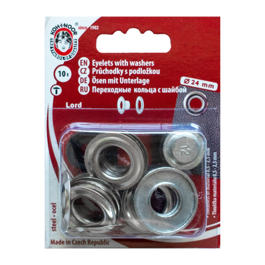 Öljetter 24mm Silver Koh-I-Noor