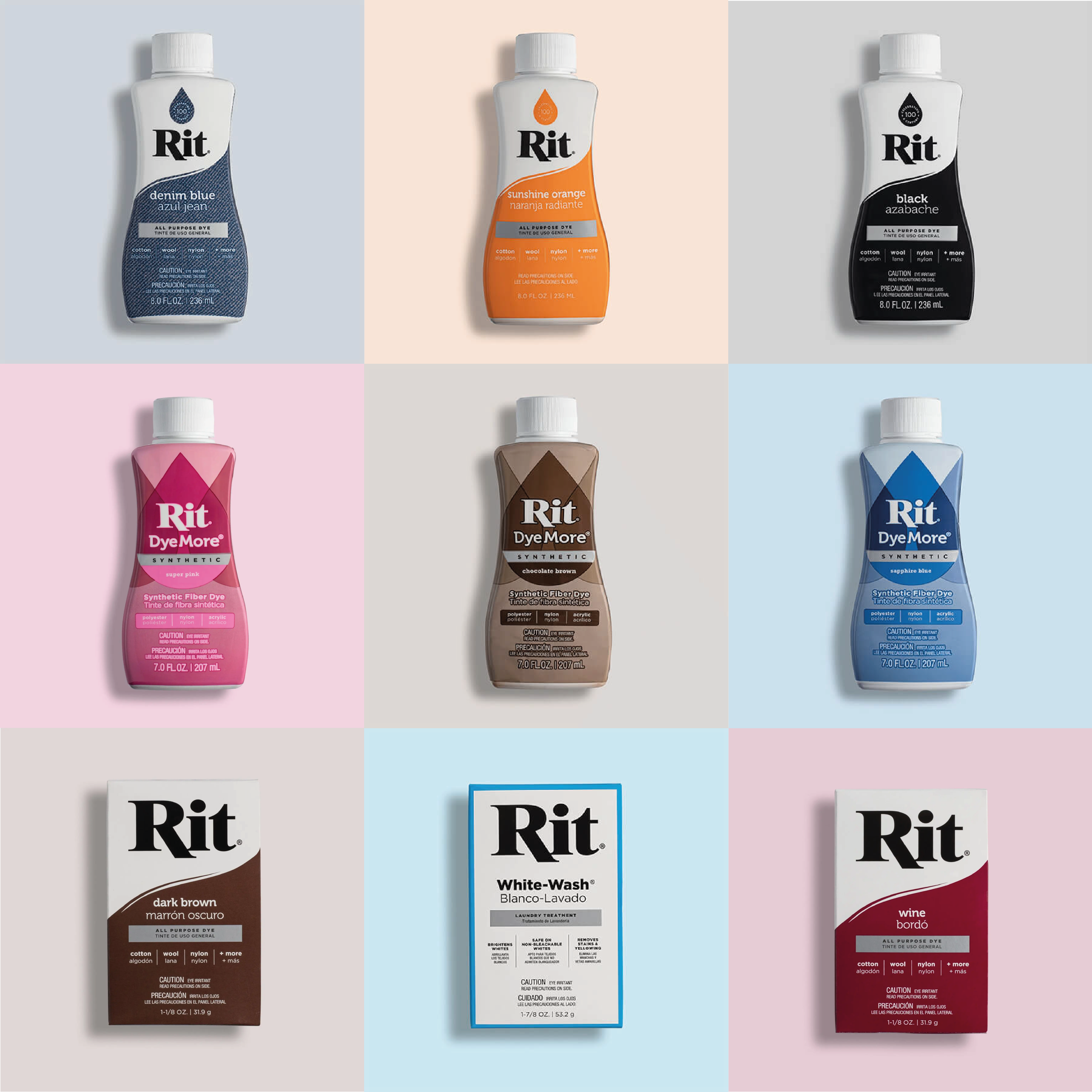 Rit All Purpose Powdered Dye - Navy Blue – Knappnålen