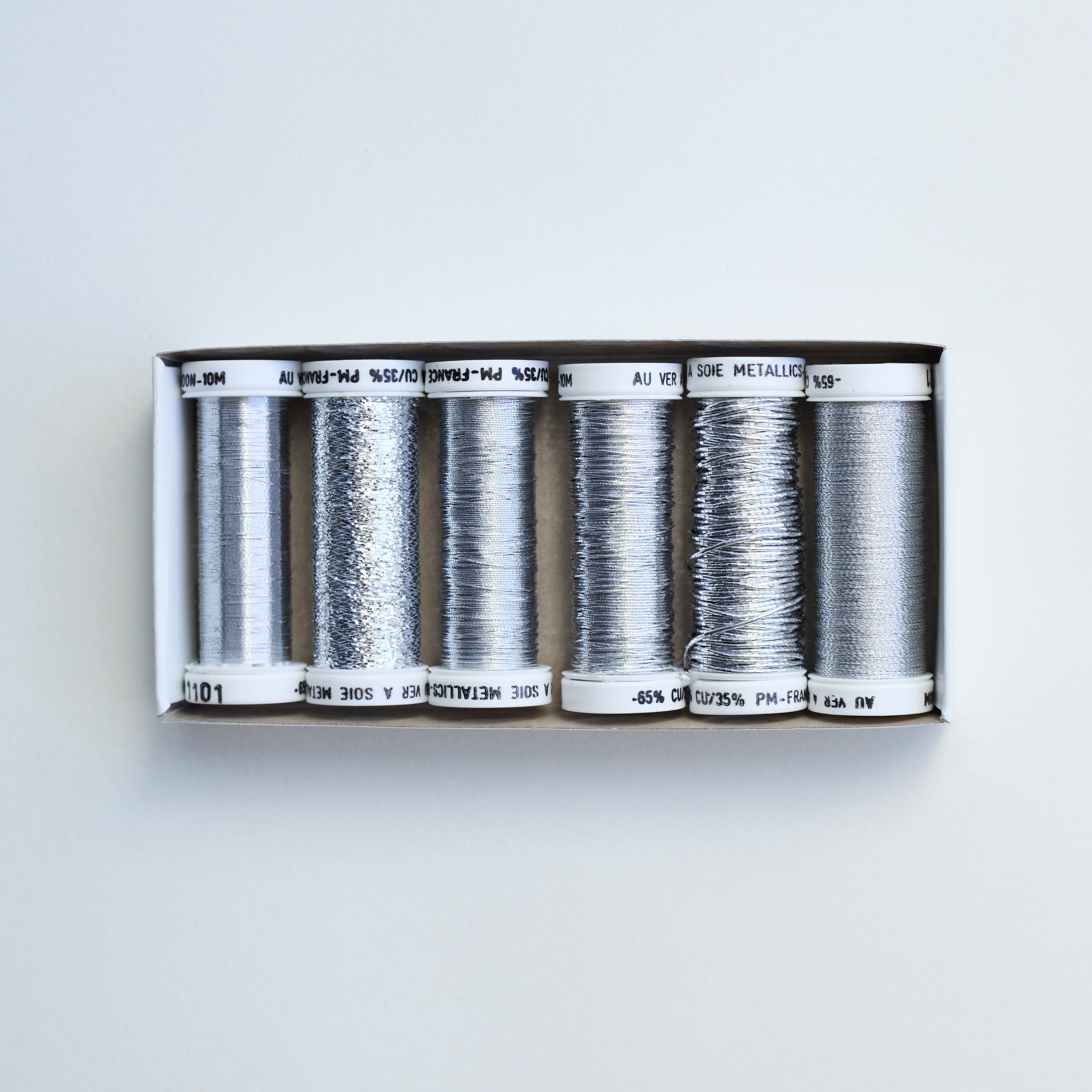 Silkestråd Silver 6-pack