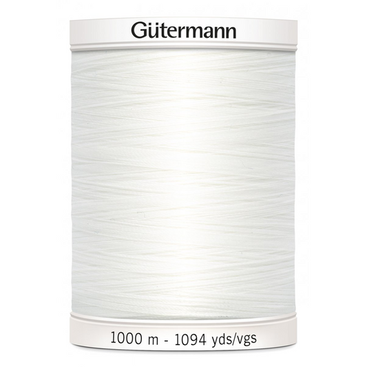 Gütermann Alltråd 1000 meter Vit (800)