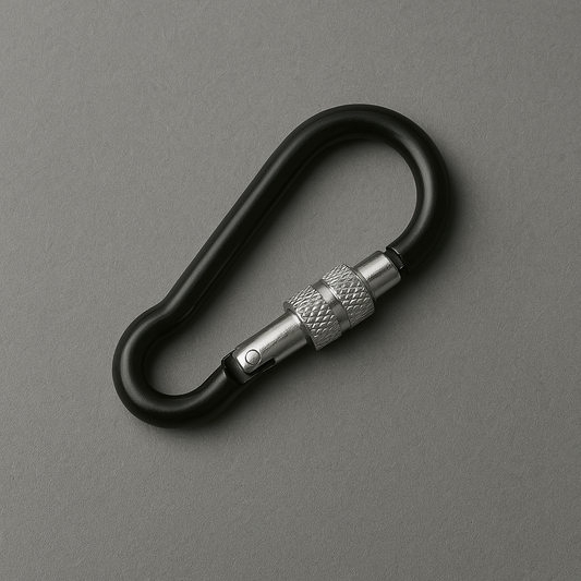 Svart karbinhake lätt aluminium