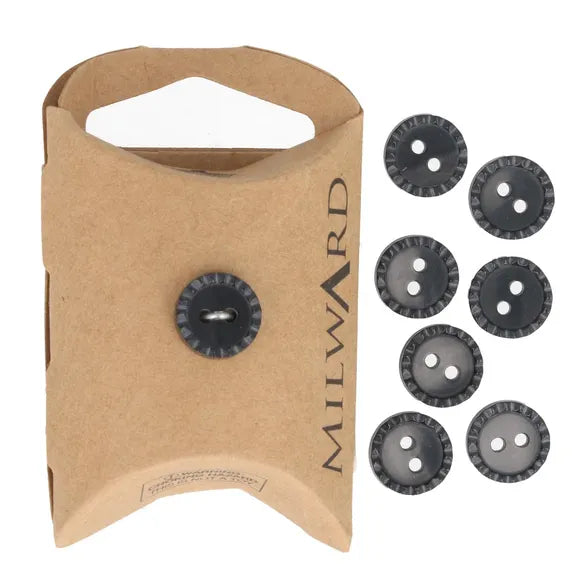 Milward Knappar Svart 11mm