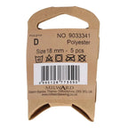 Milward Knappar Brun 18mm