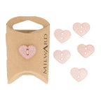 Milward Knappar Hjärta 18mm