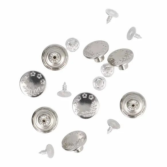 Milward Jeansknappar 16mm Nickel