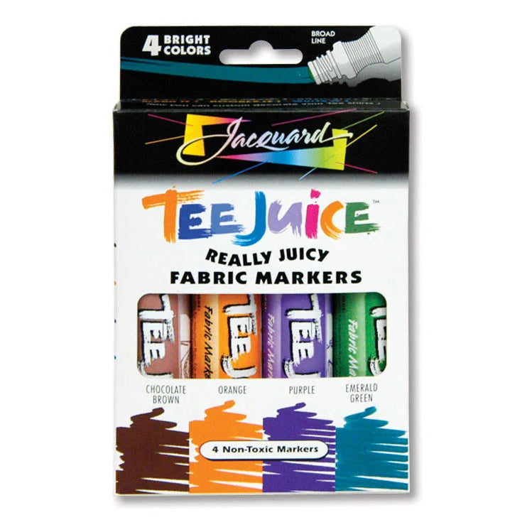 Tee Juice Textilpennor 4-pack