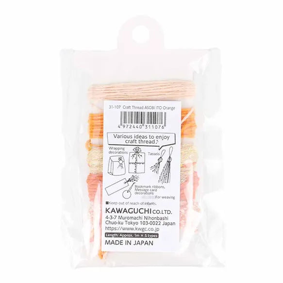 Vävgarn Asobi Orange - Pokeori