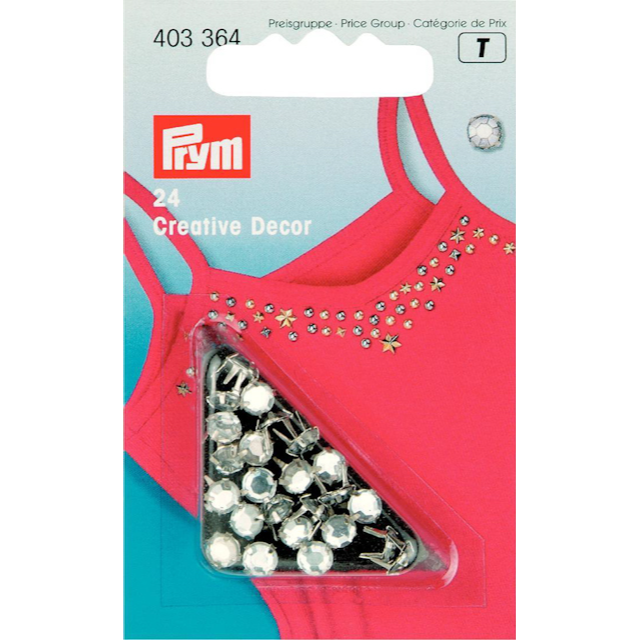 Dekornitar 5 mm strass 24 st Prym