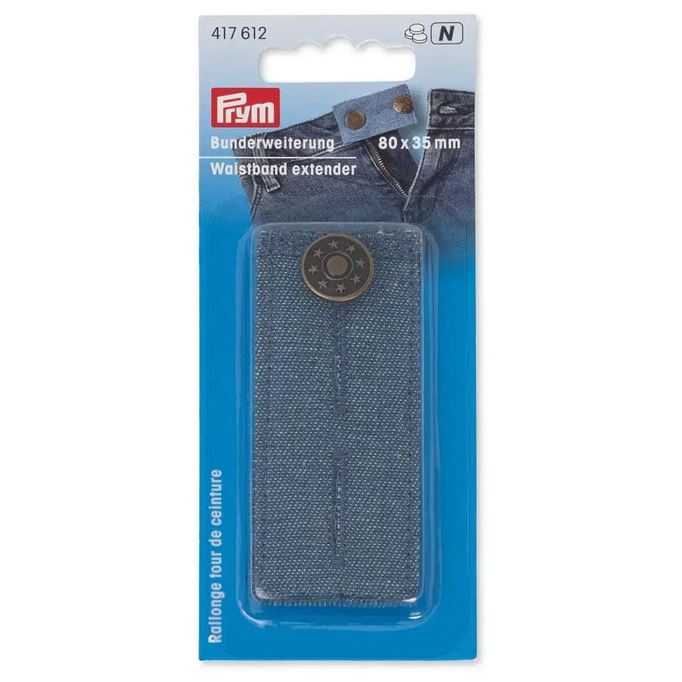 Midjeförlängare 3,5 x 8 cm jeans Prym