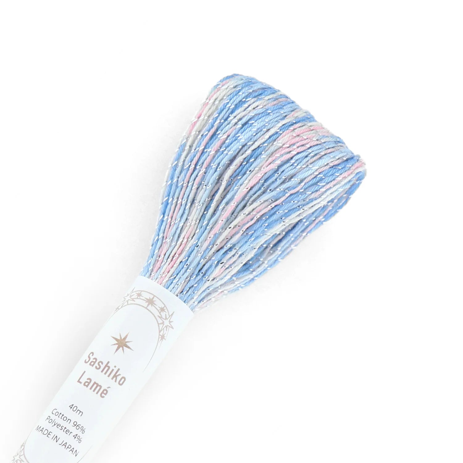 Sashikotråd Lamé Colorful 40 meter