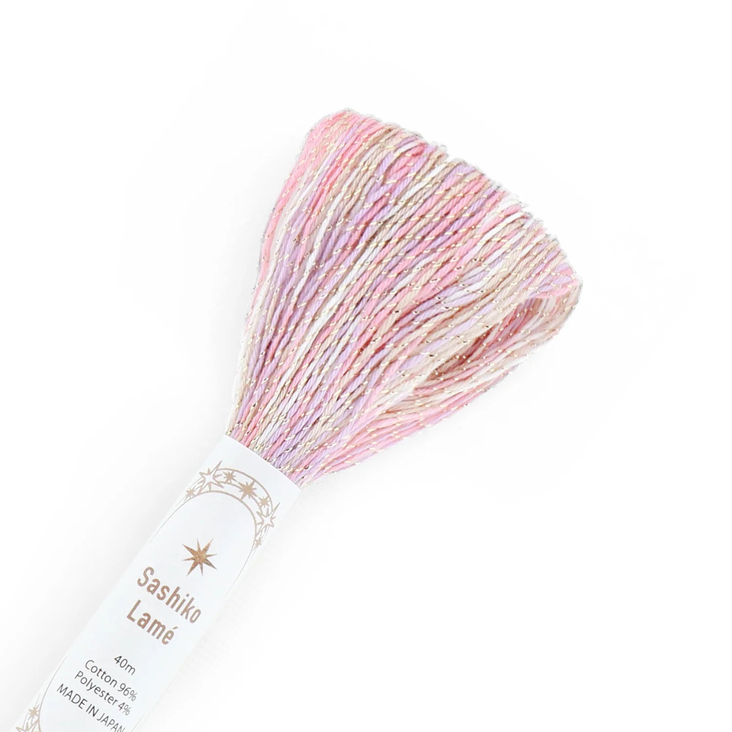 Sashikotråd Lamé Colorful 40 meter