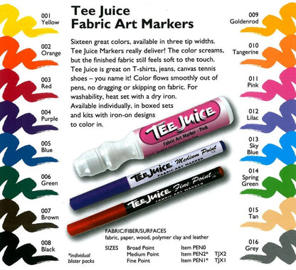 Jacquard Tee Juice Fabric Marker