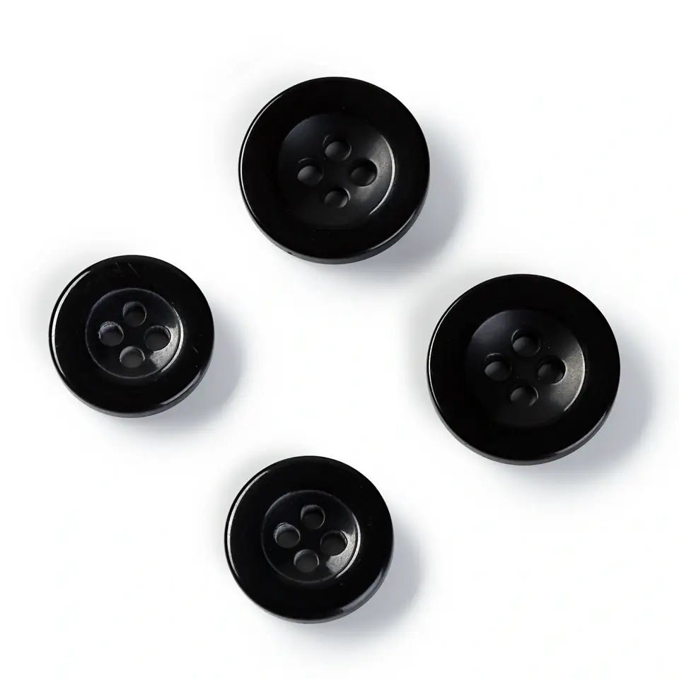 Byxknappar 15-17 mm Svart 10-pack Prym - Knappnålen