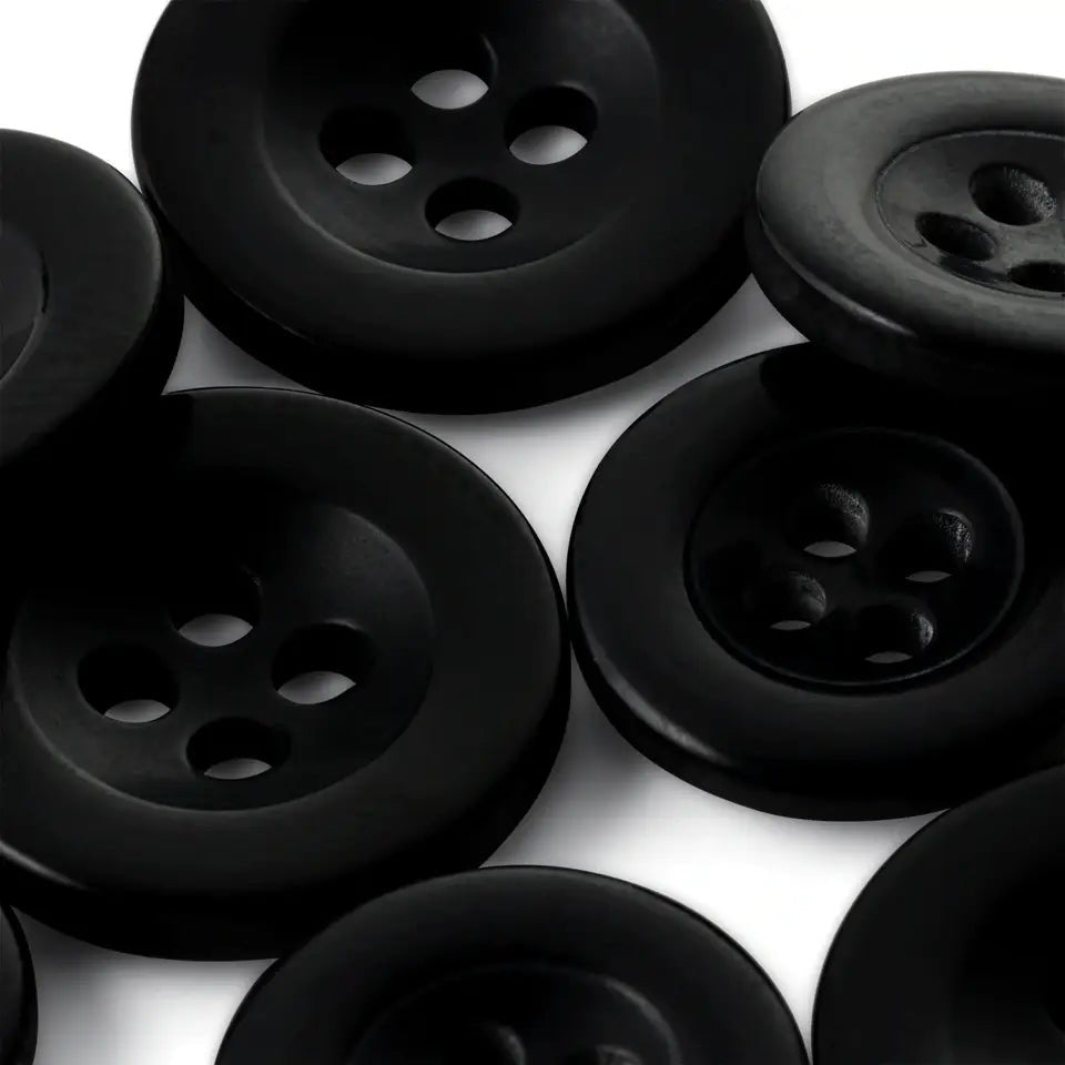 Byxknappar 15-17 mm Svart 10-pack Prym - Knappnålen