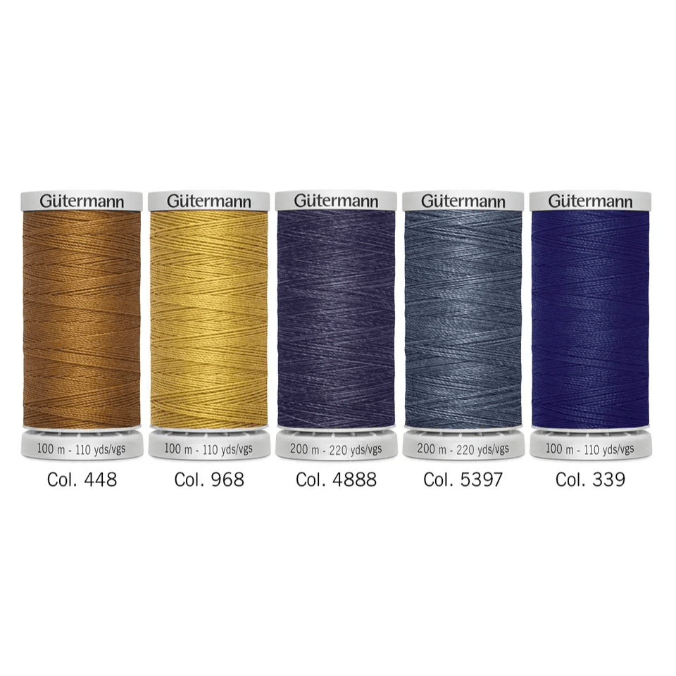 Gütermann Trådset Jeans 5-pack - Knappnålen