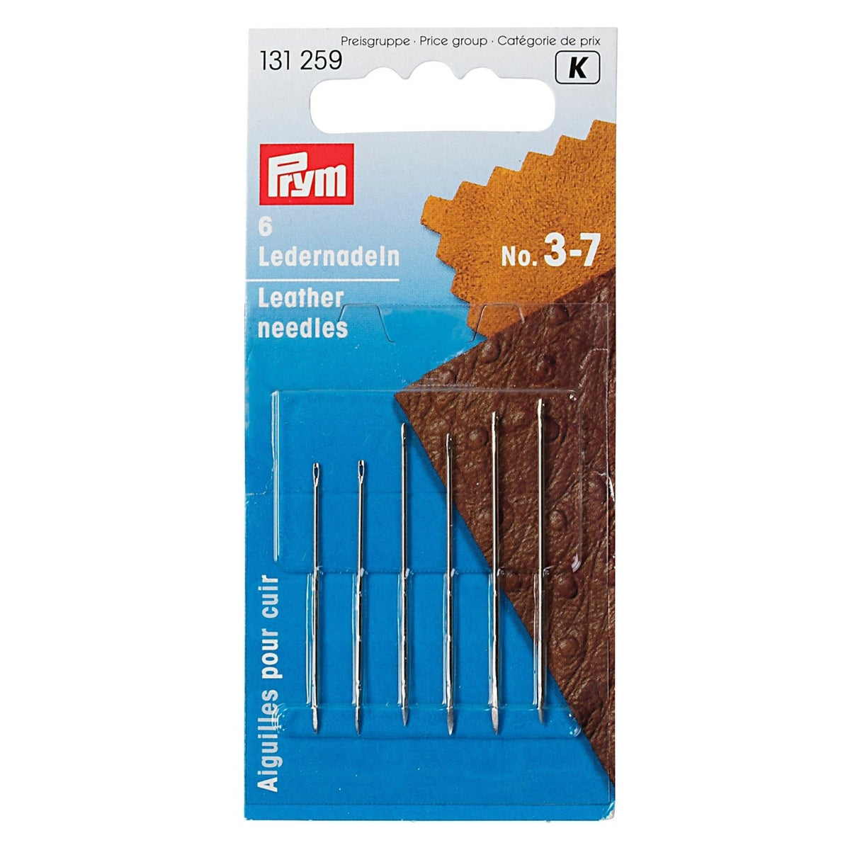 Lädernålar 6-pack Prym - Knappnålen