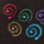 Textilpenna Glitter Guld