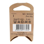 Milward Metallknappar 20mm 4-pack