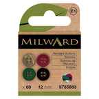 Milward Knappar 12mm 60-pack