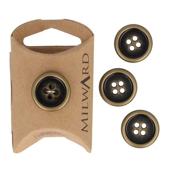 Milward Metallknappar 20mm 4-pack - Knappnålen
