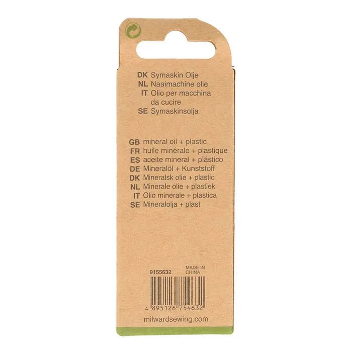Milward Symaskinsolja 20ml - Knappnålen