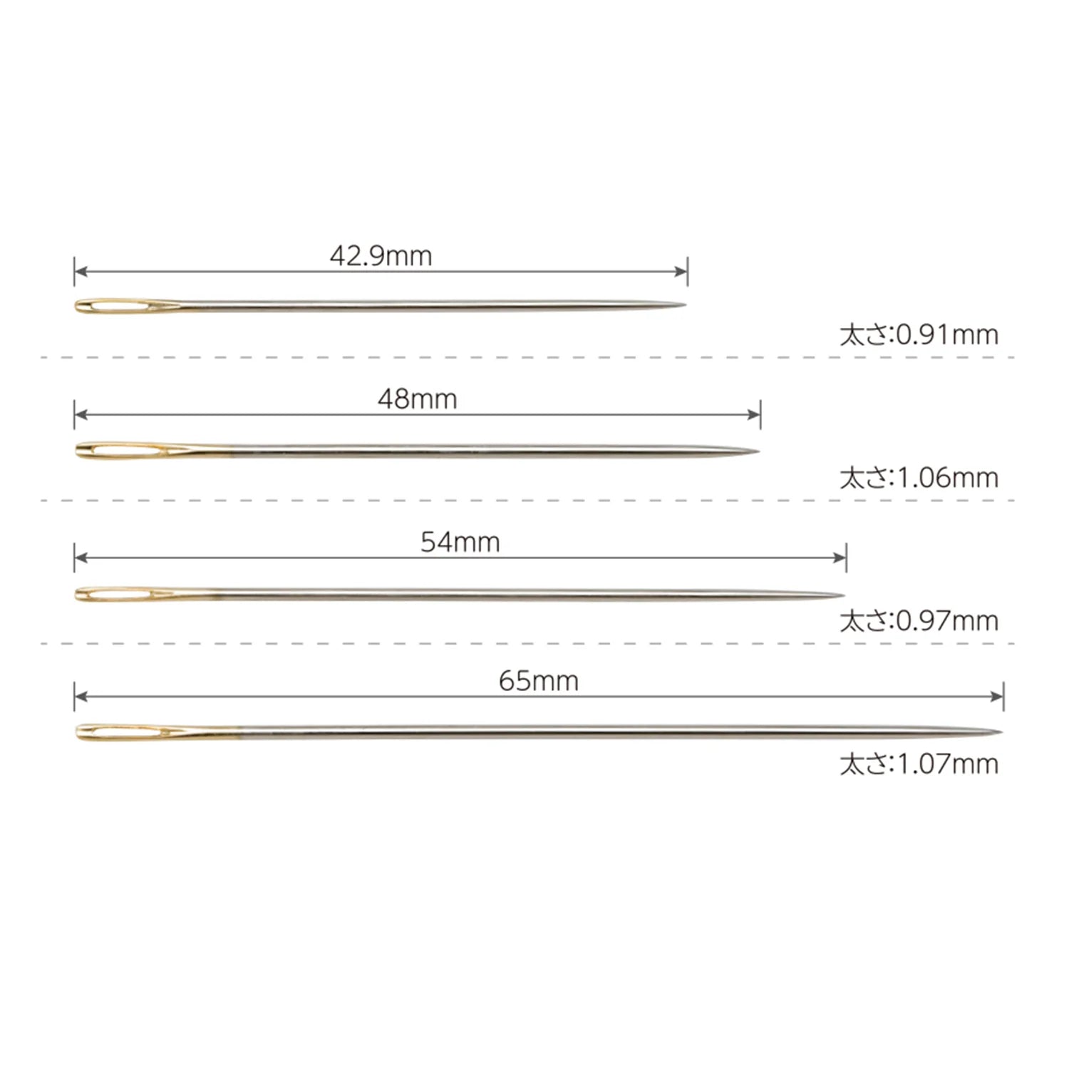 Sashikonålar 4-pack