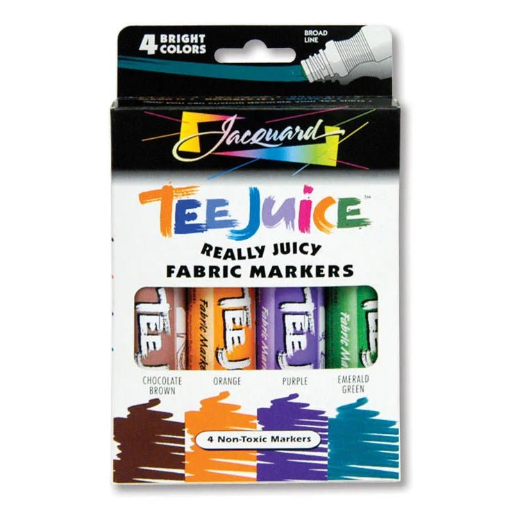 Tee Juice Textilpennor 4-pack - Knappnålen