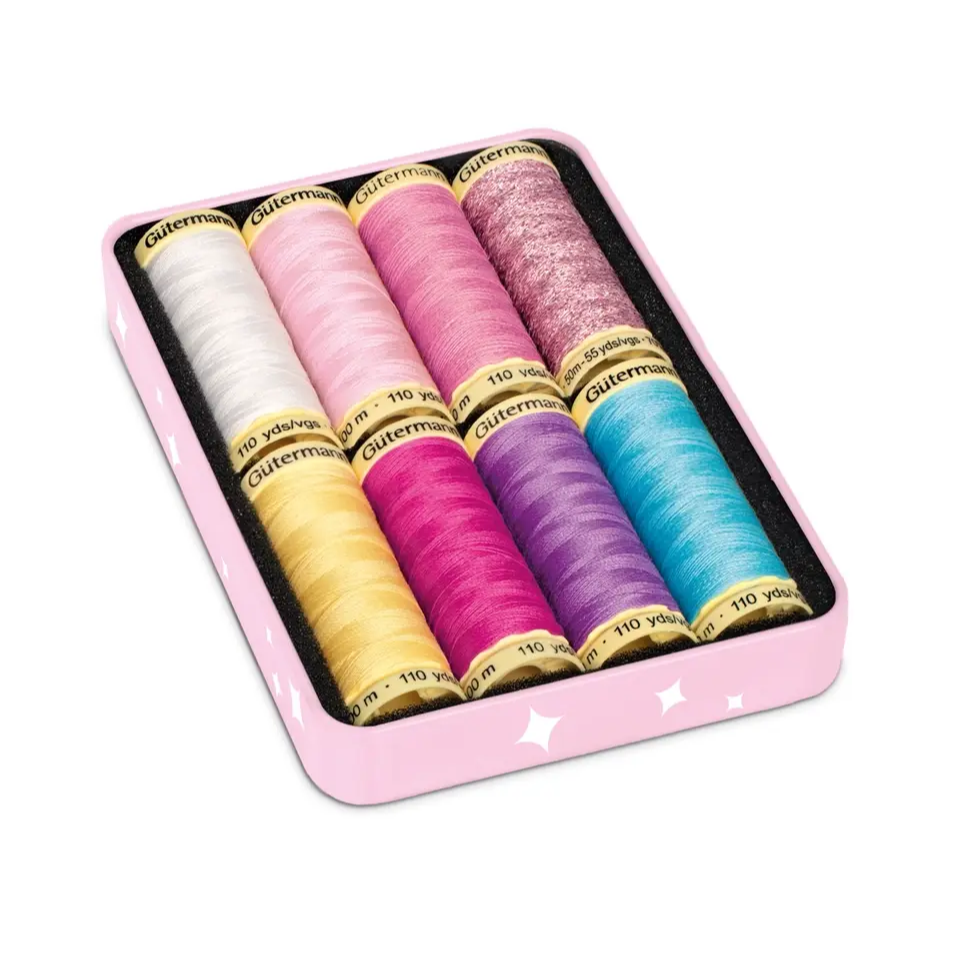 Gütermann Trådset Cute & Pink 8 rullar