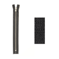 YKK Blixtlås 4mm Silver Ej delbart - 20cm - Knappnålen